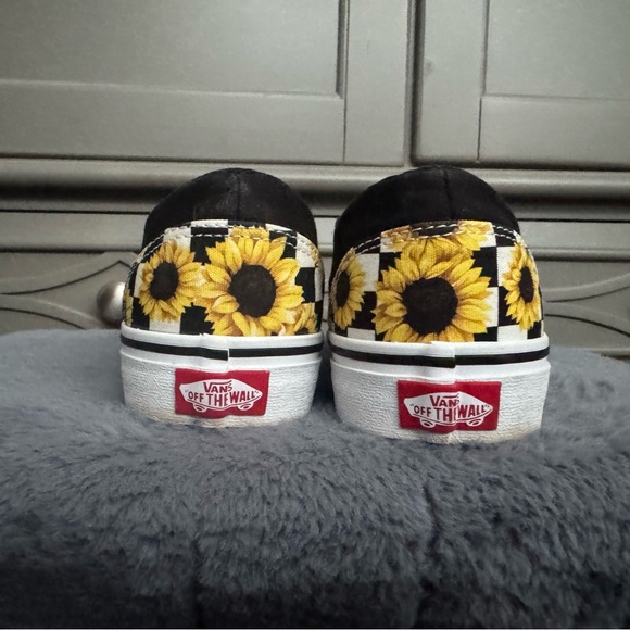 Women’s sunflower slip on vans - Picture 4 of 6